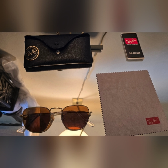 Gold and Brown Raybans (Frank Legend) - Picture 1 of 14